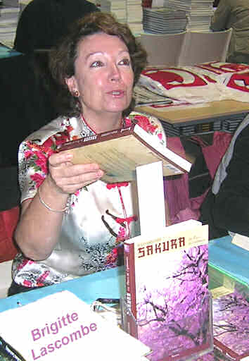 Dedicace de Brigitte Lascombe à la Fête du livre de Toulon 2010