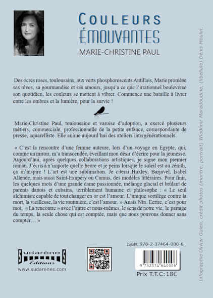 Photo  du livre: Couleurs émouvantes par Marie-Christine PAUL