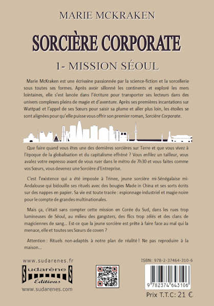 Photo  du livre: Sorcière Corporate - T1 -Mission Séoul  par Marie MCKRAKEN
