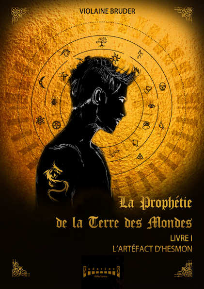 Photo  du livre:La Prophétie de la Terre des Mondes - Livre1 par Violaine Bruder