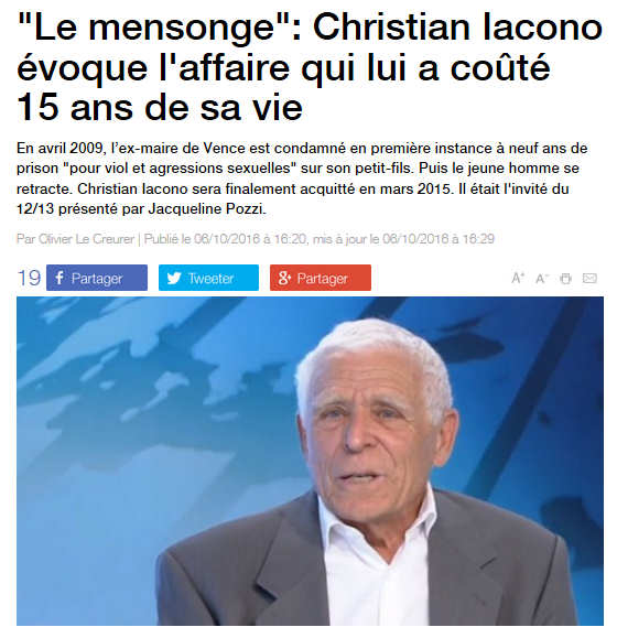Christian Iacono et FR3