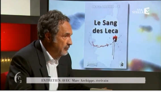 France3 parle  du livre: Le sang des Léca de Marc Archippe