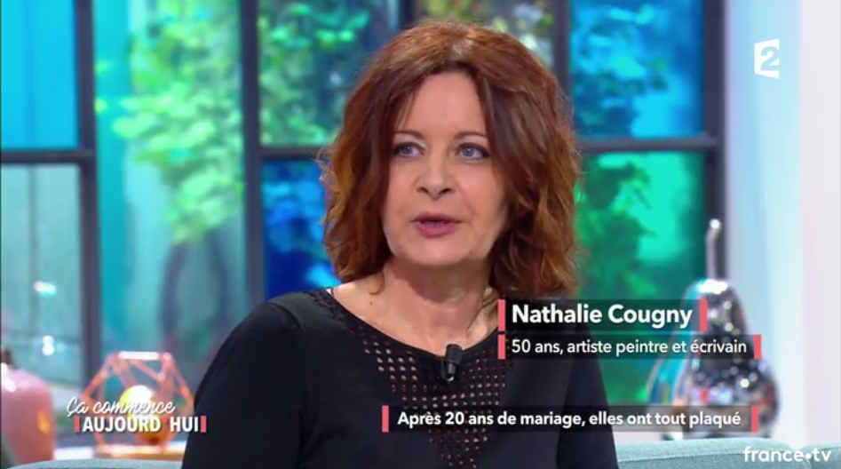 Faustine Bollaert accueille  Nathalie Cougny sur le plateau de «Ça commence aujourd'hui» le lundi 13.11.2017 à 13h55
